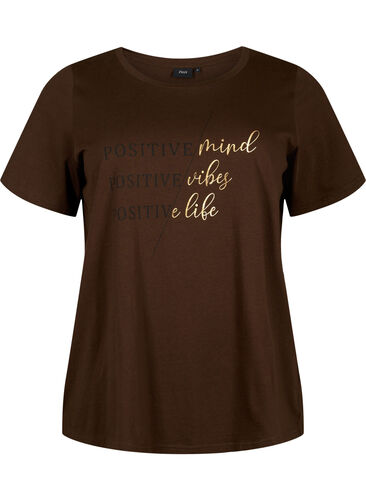 Cotton T-shirt with print, Demitasse W. POS, Packshot image number 0
