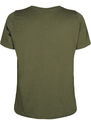 FLASH - T-shirt with round neck, Olivie Night, Packshot image number 1