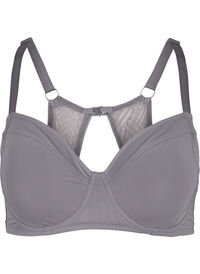 Underwired  bra with back detail