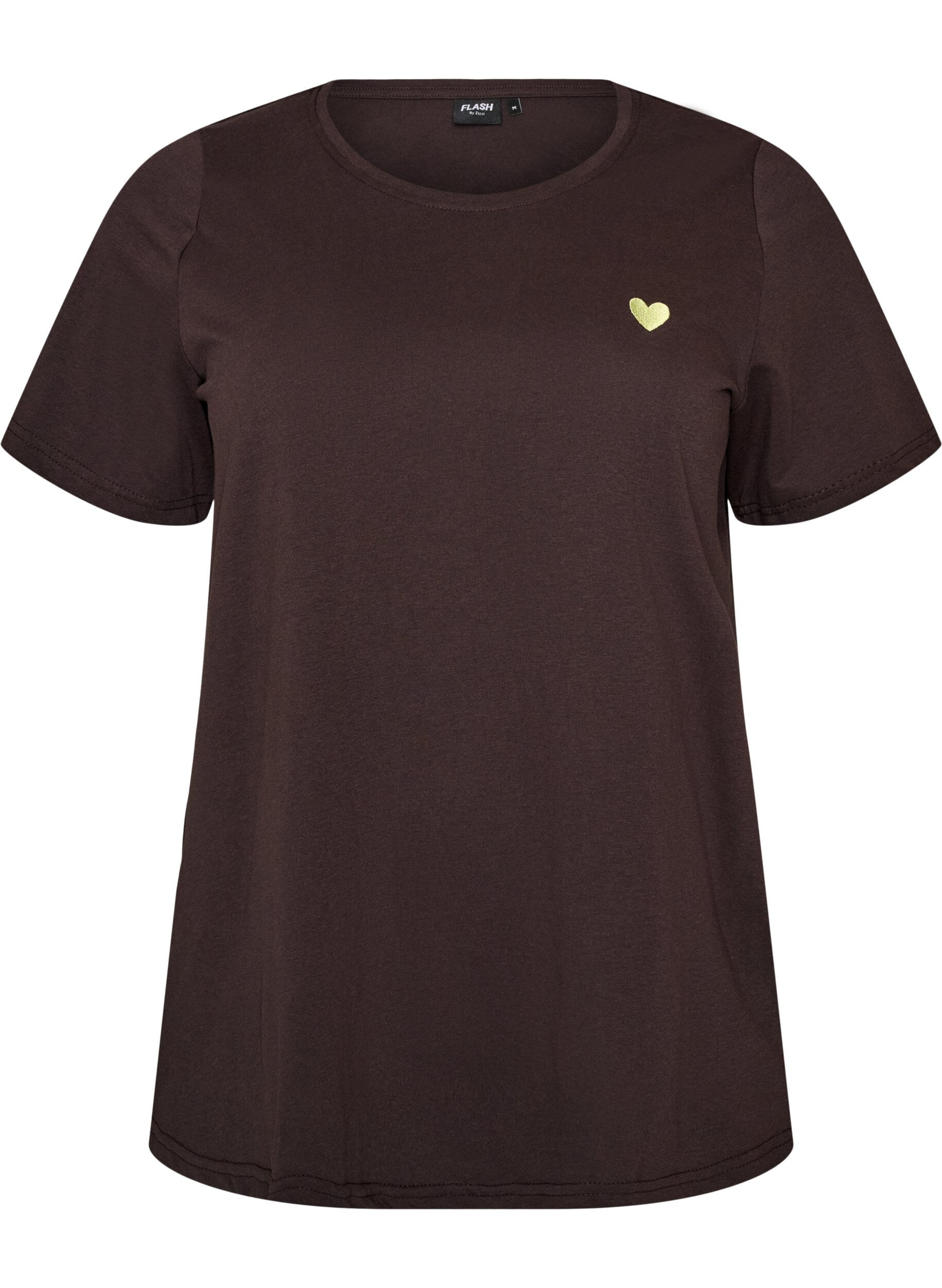 ZizzifashionT-shirt with motif, Brown, Packshot image number 0