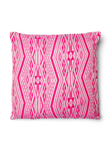 Cushion cover with pattern, Pink, Packshot image number 0