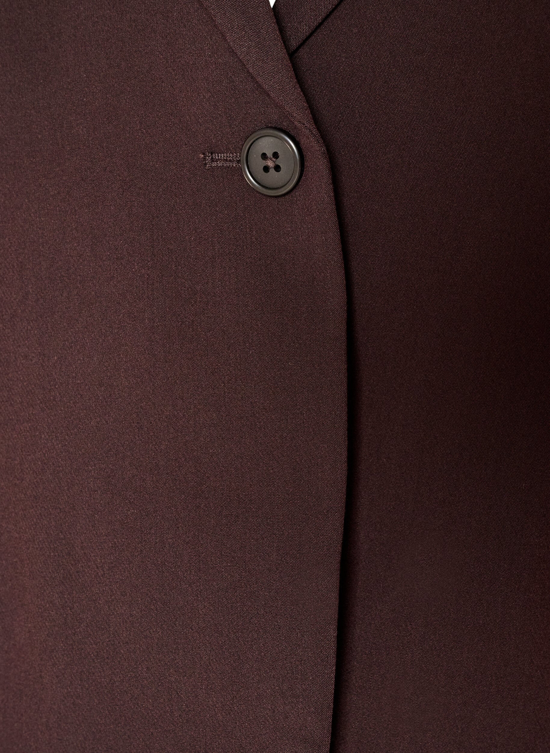 ZizzifashionClassic blazer with a single button closure, Brown, Packshot image number 2