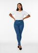 Amy high-waisted super slim fit jeans, Blue, Model image number 0