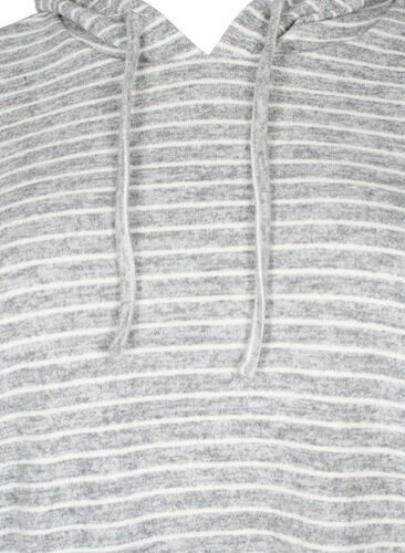 Loose hoodie with stripes, DGM Stripe, Packshot image number 2
