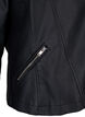 Biker jacket in faux leather, Black, Packshot image number 3