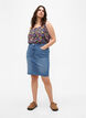 FLASH - Tight-fitting denim skirt, Light Blue, Model image number 1