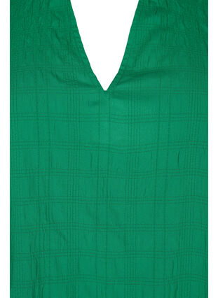 Textured tunic with 3/4 sleeves, Jolly Green, Packshot image number 2