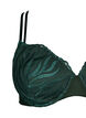 Moulded bra with embroidery, Green, Packshot image number 2