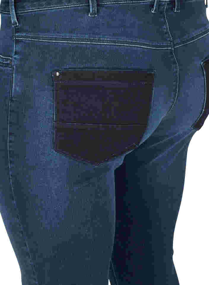 Super slim, high-rise Amy jeans, Dark blue, Packshot image number 3