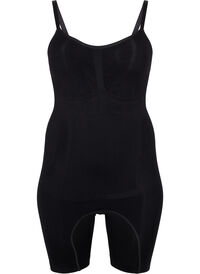 Shapewear bodysuit with opening at the bottom