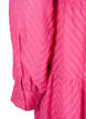 Textured short dress with a ruffle collar, Magenta, Packshot image number 3