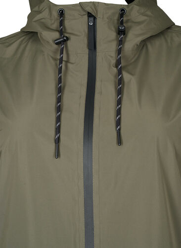 Raincoat with pockets and hood, Grape Leaf, Packshot image number 2