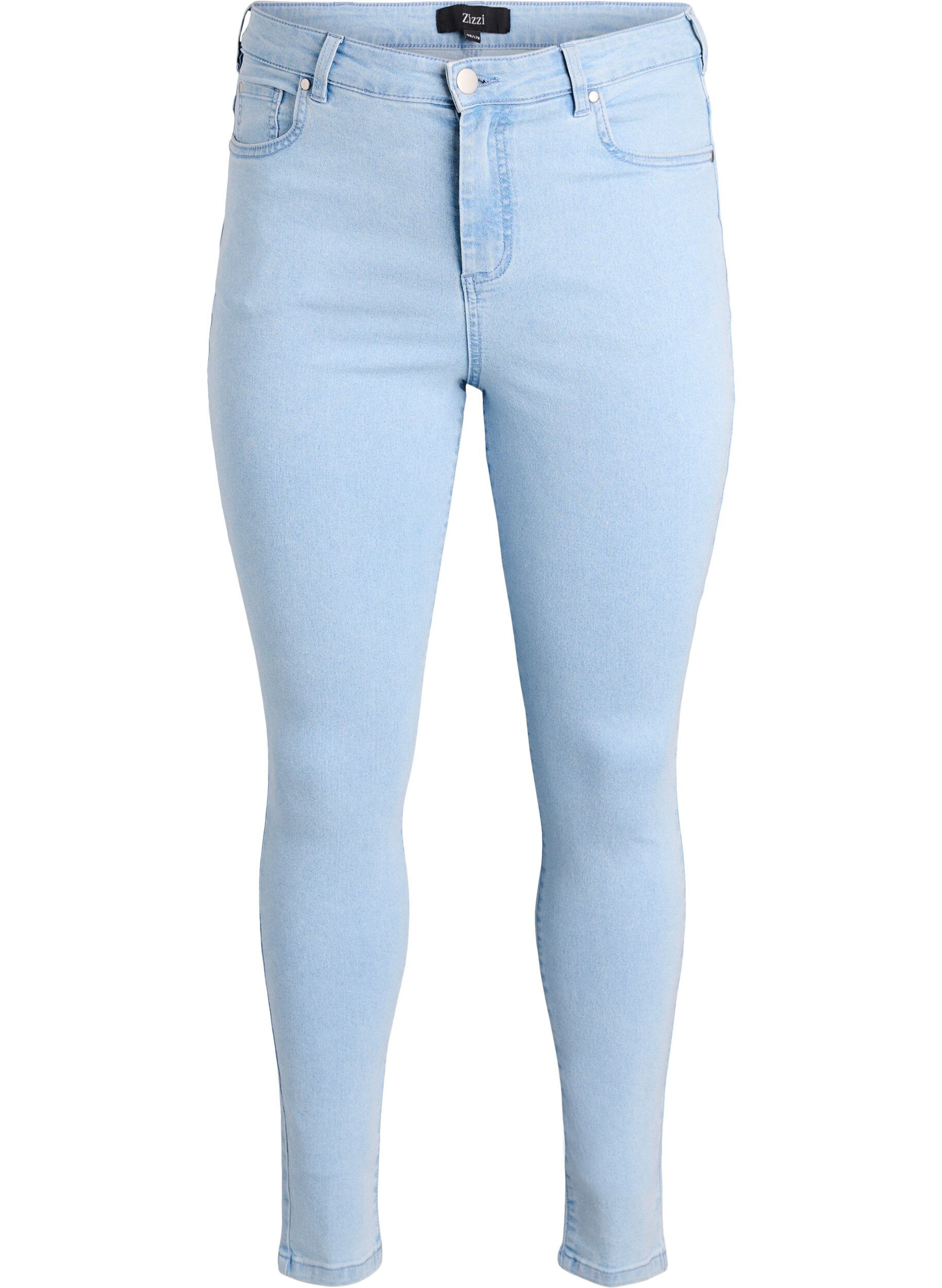 ZizzifashionAmy high-waisted super slim fit jeans, Light Blue, Packshot image number 0