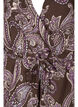 Printed viscose tunic with 2/4 sleeves, Bracken Paisley, Packshot image number 2