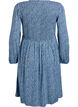 Dress with a smocked top and ditsy floral pattern, Blue, Packshot image number 1
