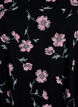 Short-sleeved, printed cotton dress, Black, Packshot image number 2