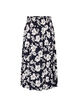 FLASH - Viscose maxi skirt with smocking, Blue, Packshot image number 0