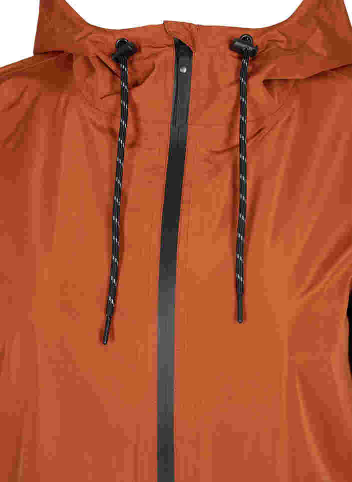 Raincoat with pockets and hood, Ginger Bread, Packshot image number 2