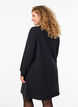 Short sweatshirt dress with a high neck, Black, Model image number 2
