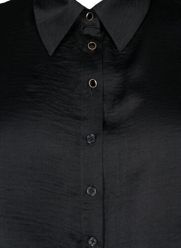 Loose shirt collar, Black, Packshot image number 2