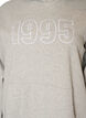 Hoodie with embroidered motif, Grey, Packshot image number 2