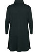 Jersey dress with high neck and pockets, Green, Packshot image number 1