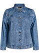 Denim jacket with detachable sleeves, Light Blue, Packshot image number 0