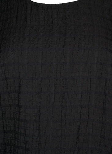 Smock blouse with lyocell (TENCEL™), Black, Packshot image number 2