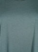 Short sleeve cotton blend T-shirt, Green, Packshot image number 2
