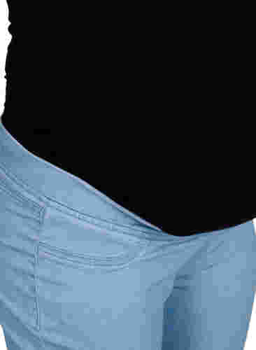 Pregnancy jeggings with back pockets, Light blue, Packshot image number 2