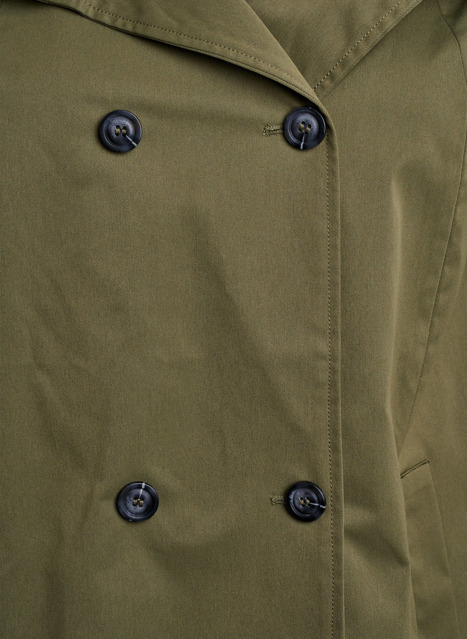 Zizzifashion Water-repellent spring jacket with an A-line cut, Green, Packshot image number 2