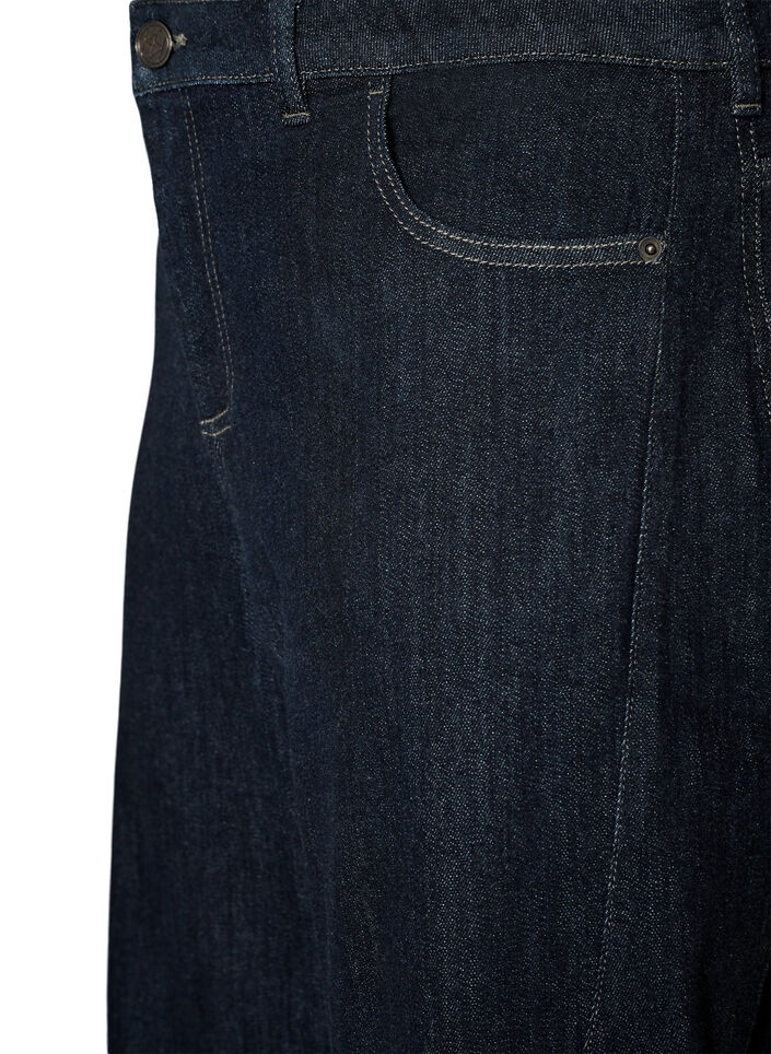 Barrel fit jeans with high waist, Blue, Packshot image number 2