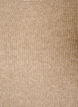 Melange knit blouse with round neck, Beige, Packshot image number 2