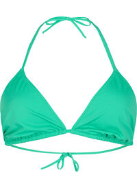Solid color triangle bikini top