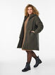 Winter jacket with adjustable waist, Green, Model image number 1