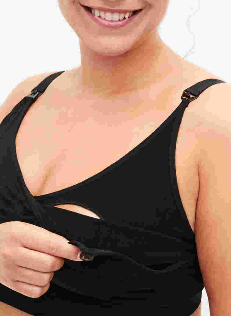 Nursing bra, Black, Model