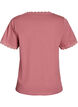 T-shirt with lace trim, Rose, Packshot image number 1