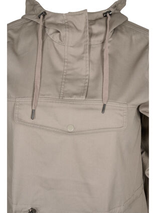 Anorak with hood and pocket, Moon Rock, Packshot image number 2