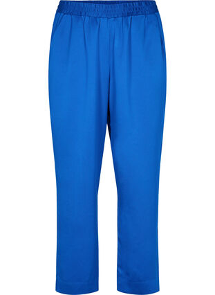 Loose fitting trousers with light shine and width, Surf the web, Packshot image number 0