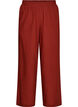 Wide-leg linen and viscose trousers, Red, Packshot image number 0