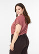 Short-sleeved t-shirt in a cotton blend, Rose, Model image number 1