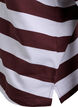 Striped polo shirt with long sleeves, Dark Bordeaux, Packshot image number 3