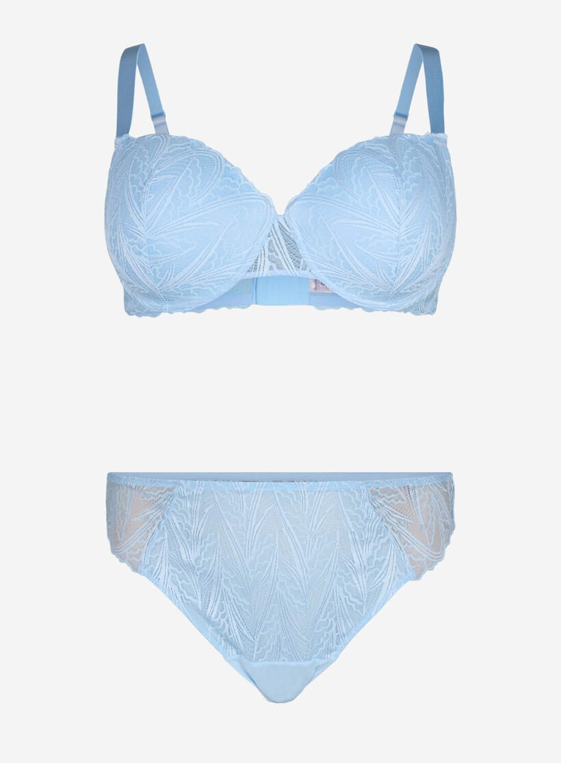 Blue lace underwear set, , Model, 1