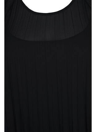 A-line dress with 2/4 sleeves, Black, Packshot image number 2