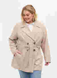 Trench coat with belt and pockets, Nomad, Model