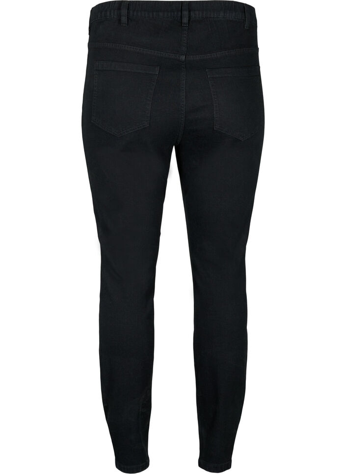 Jeggings with back pockets, Black, Packshot image number 1