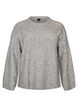 Loose knitted blouse with alpaca and wool, Grey, Packshot image number 0