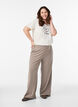 Wide-leg trousers, Beige, Model image number 0