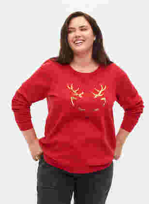 Christmas jumper, Tango Red Deer, Model