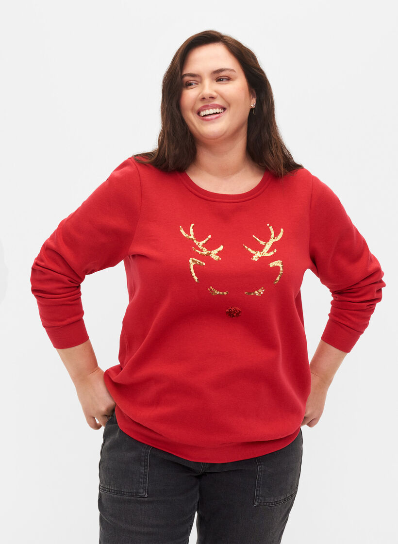 Christmas jumper, Tango Red Deer, Model image number 0